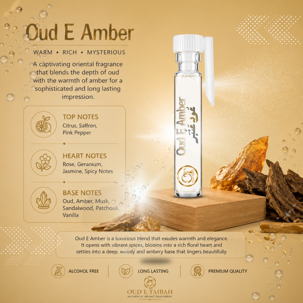 Oud E Amber, Tester